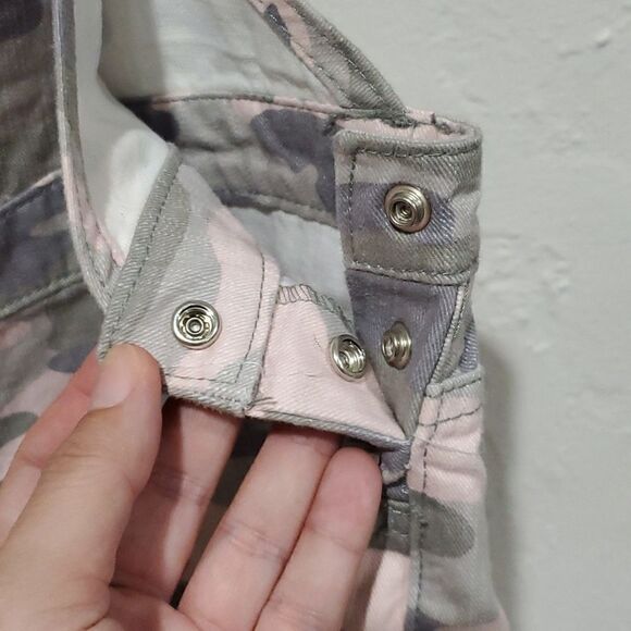 New The Childrens Place Girls Shortall in Pink Tinge Camo Size 14 - Picture 7 of 13